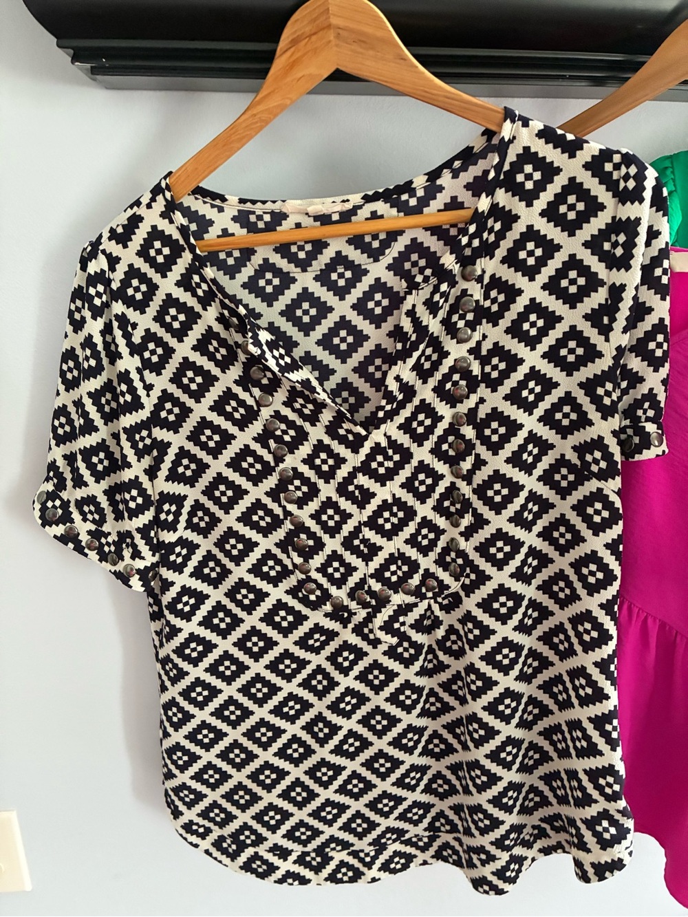 Lot of 4 boutique blouses 41 Hawthorn and Entro - Picture 5 of 11